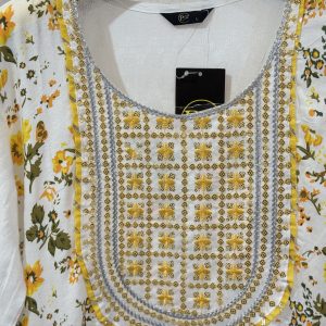 پیراهن ساحلی هندی سفید